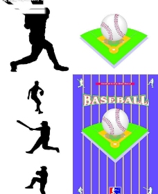 向量创意棒球素材图片
