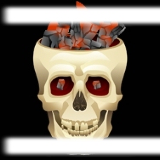 海盜系列电脑图标－骷髅头图片