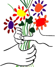 毕加索系列画作-友谊之花(原)图片