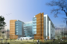 安徽财贸学院龙湖东校区校园总体规划设计0007