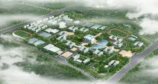 安徽财贸学院龙湖东校区校园总体规划设计0010