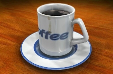 咖啡杯子模型图片
