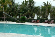 三亚美丽风景游泳池图片