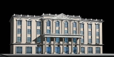 欧式办公大楼模型(模型帖图全)图片