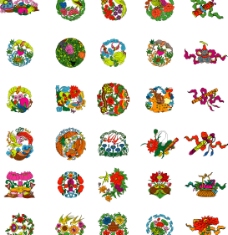 矢量中国古典吉祥图案图片