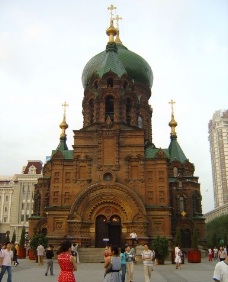世界标识20072007年拍摄哈尔滨萦菲亚教堂图片