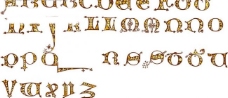 原始字母图片