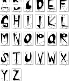 q型字母图片